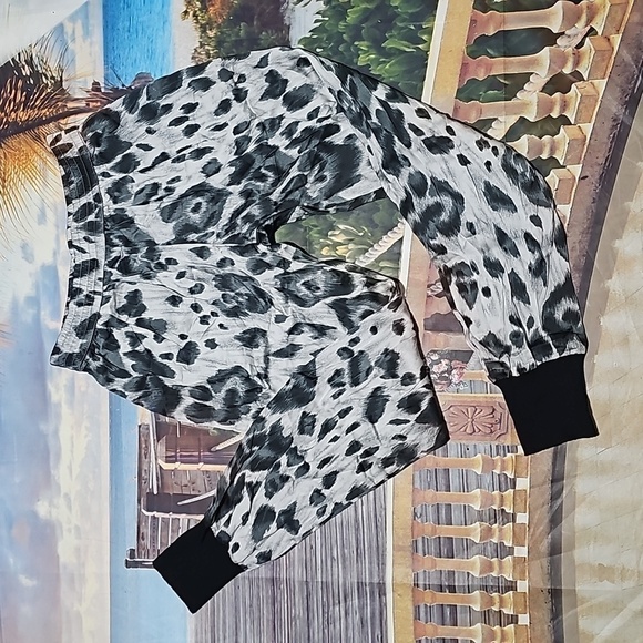 Stella McCartney Silk Animal Print Pants Size 40
